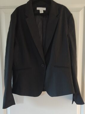 H&M Black Single-Button Women's Blazer